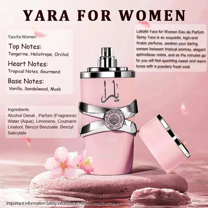 YARA LATTAFA original™, Descubre el Misterio de Yara,con su  fragancia de Larga Duración, 100ml 💛💛💛💛💕💕💕💕💕💕💕